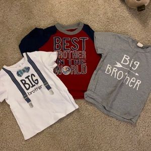 Brother trio of shirts